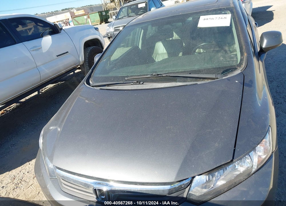 2012 HONDA CIVIC VIN: 2HGFB2F91CH550153
