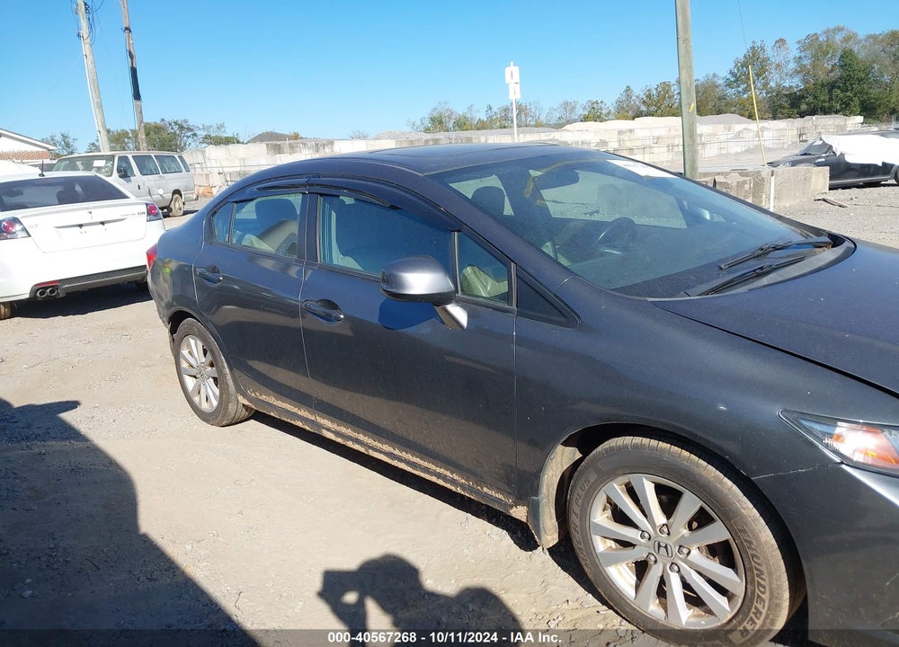 2012 HONDA CIVIC VIN: 2HGFB2F91CH550153