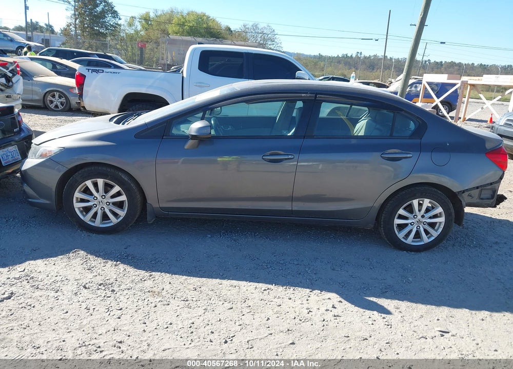2012 HONDA CIVIC VIN: 2HGFB2F91CH550153
