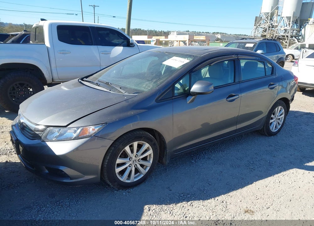 2012 HONDA CIVIC VIN: 2HGFB2F91CH550153