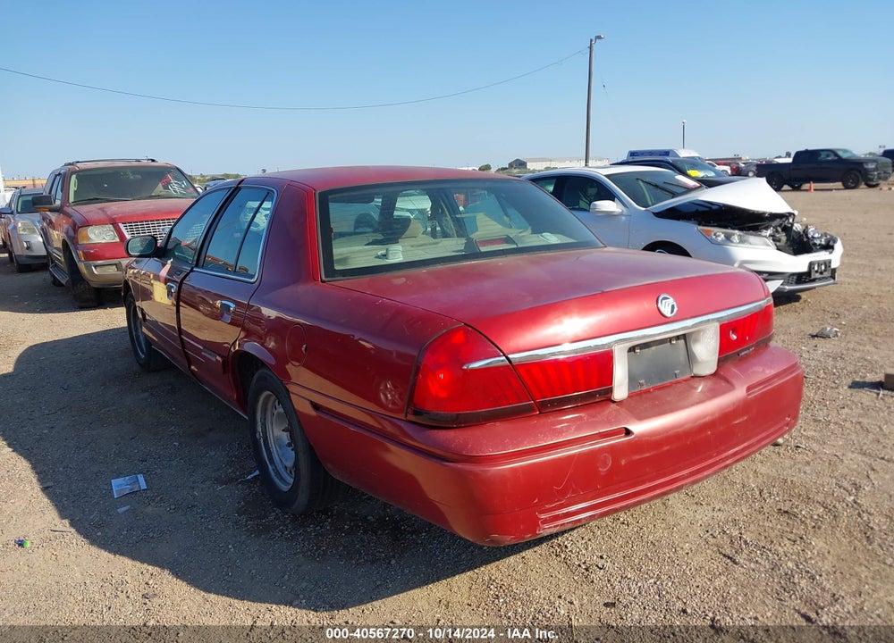 2000 MERCURY GRAND MARQUIS GS VIN: 2MEFM74W1YX675292