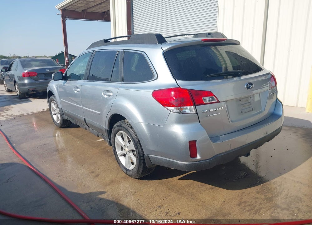 2013 SUBARU OUTBACK 2.5I PREMIUM VIN: 4S4BRCCC8D3222713