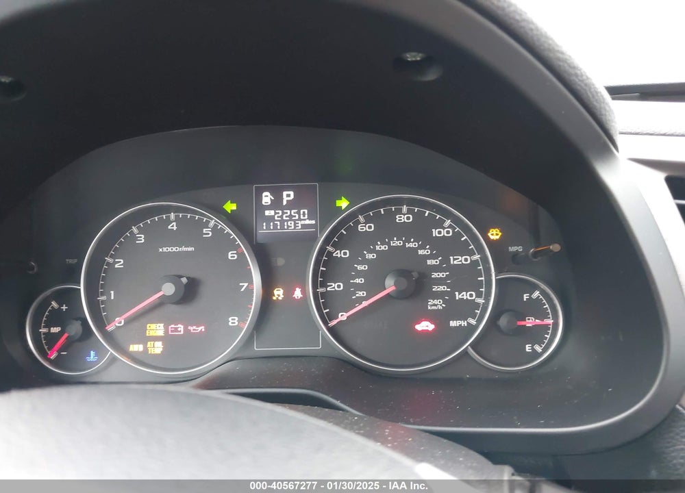 2013 SUBARU OUTBACK 2.5I PREMIUM VIN: 4S4BRCCC8D3222713