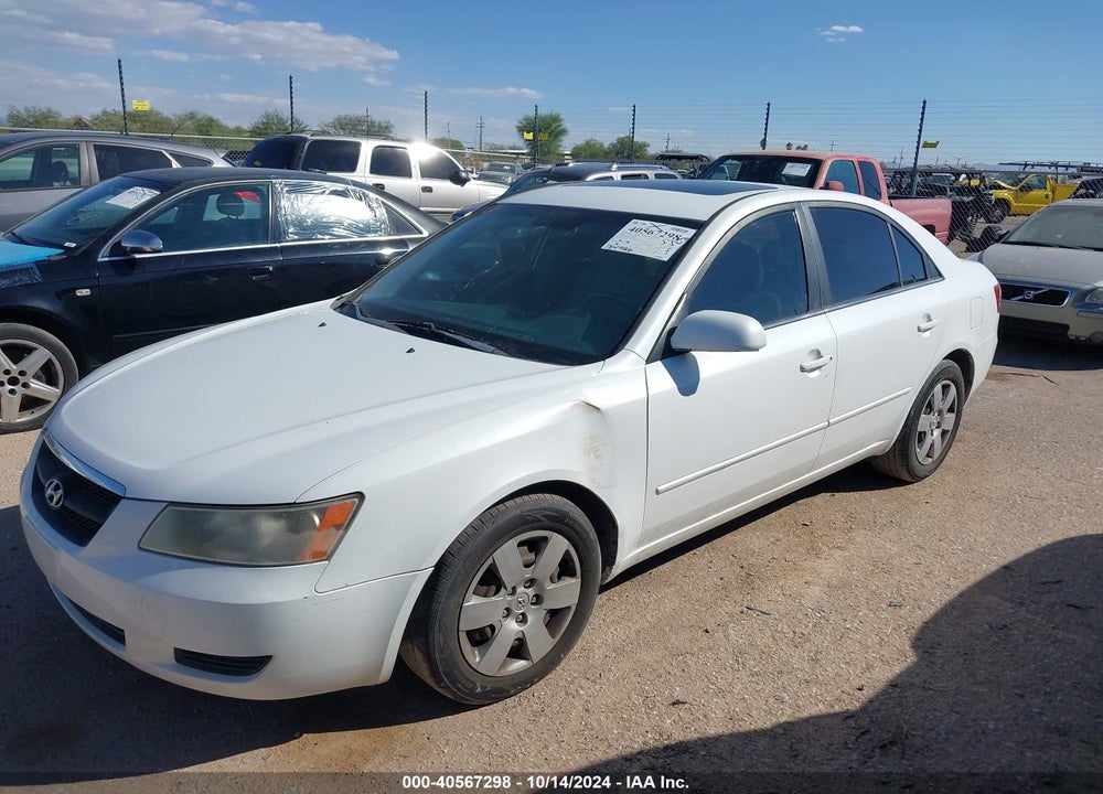 2008 HYUNDAI SONATA GLS V6 VIN: 5NPET46F08H388510