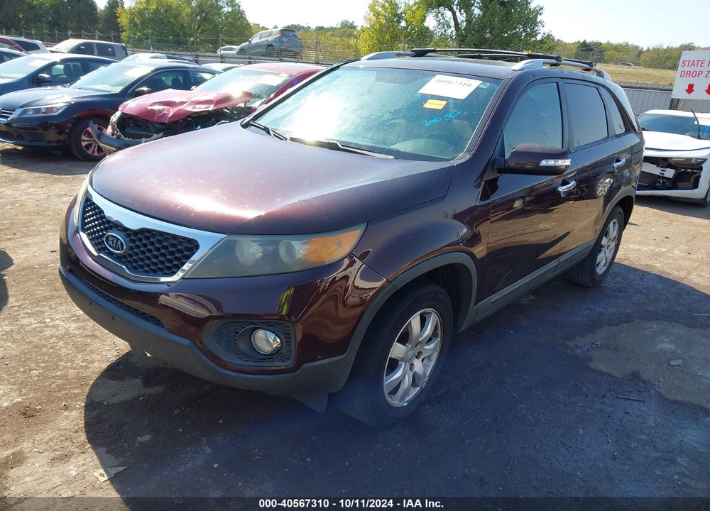 2012 KIA SORENTO LX VIN: 5XYKT4A64CG254318