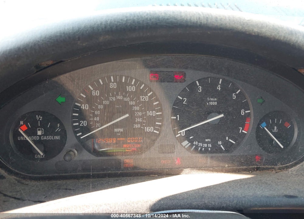 1994 BMW 325 IC AUTOMATIC VIN: WBABJ6329RJD35447