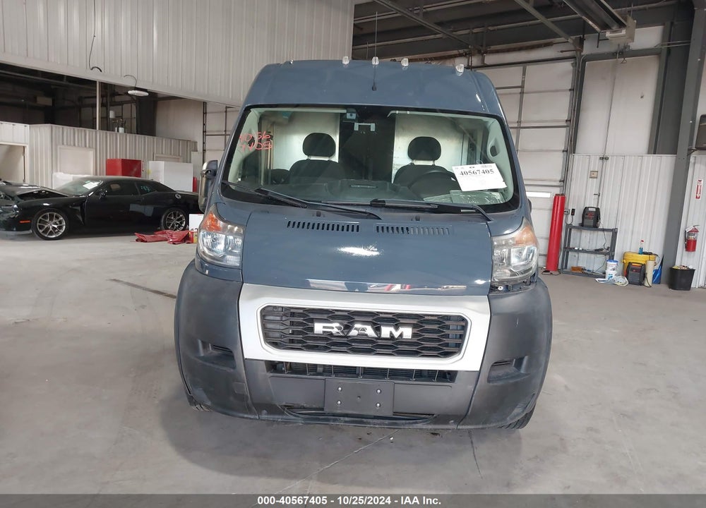 2019 RAM PROMASTER 2500 HIGH ROOF 159 WB VIN: 3C6TRVDG8KE520780