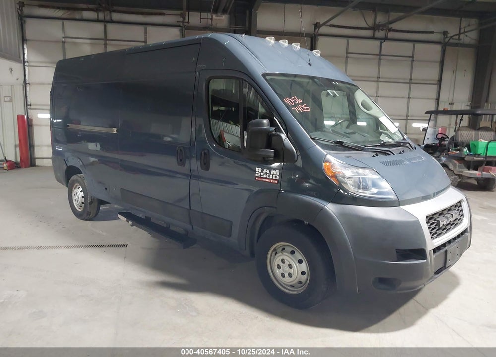 2019 RAM PROMASTER 2500 HIGH ROOF 159 WB VIN: 3C6TRVDG8KE520780