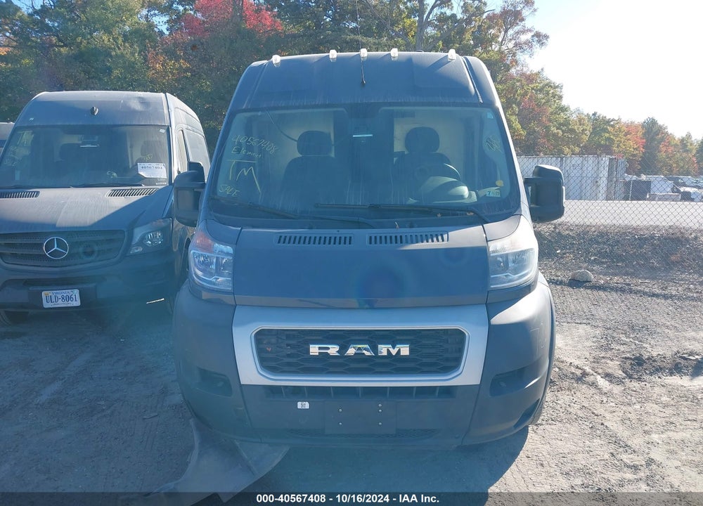 2019 RAM PROMASTER 2500 HIGH ROOF 159 WB VIN: 3C6TRVDG4KE516998