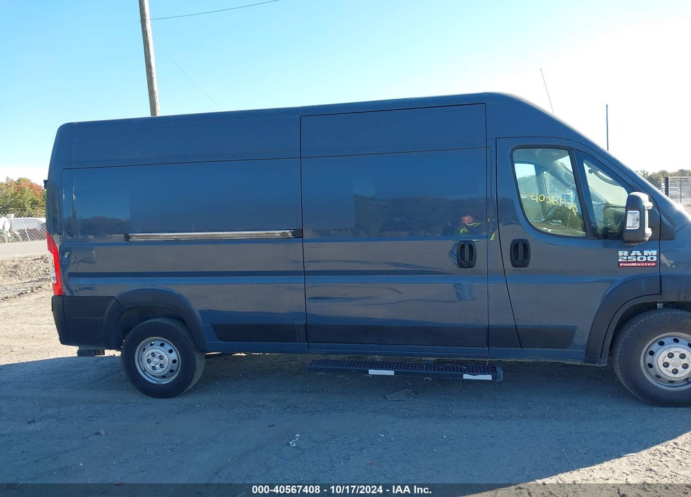 2019 RAM PROMASTER 2500 HIGH ROOF 159 WB VIN: 3C6TRVDG4KE516998