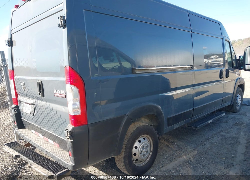 2019 RAM PROMASTER 2500 HIGH ROOF 159 WB VIN: 3C6TRVDG4KE516998