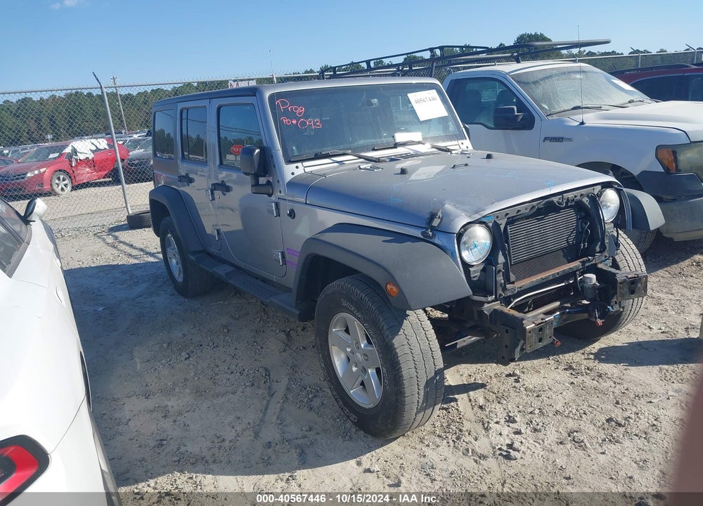 2014 JEEP WRANGLER UNLIMITED SPORT VIN: 1C4HJWDG6EL264033