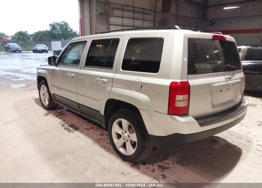 2012 JEEP PATRIOT LATITUDE VIN: 1C4NJPFA1CD639674