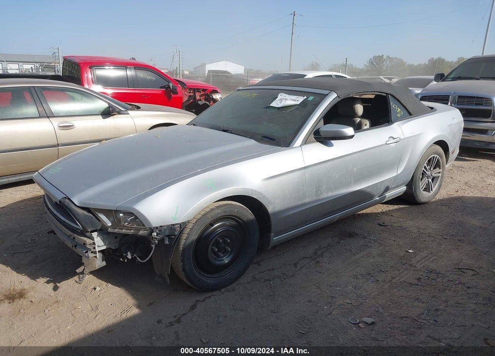 2013 FORD MUSTANG V6 PREMIUM VIN: 1ZVBP8EM8D5237212