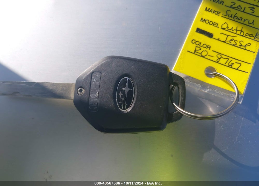 2013 SUBARU OUTBACK 2.5I PREMIUM VIN: 4S4BRBCC9D3233407