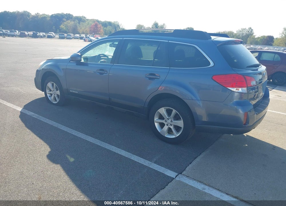 2013 SUBARU OUTBACK 2.5I PREMIUM VIN: 4S4BRBCC9D3233407