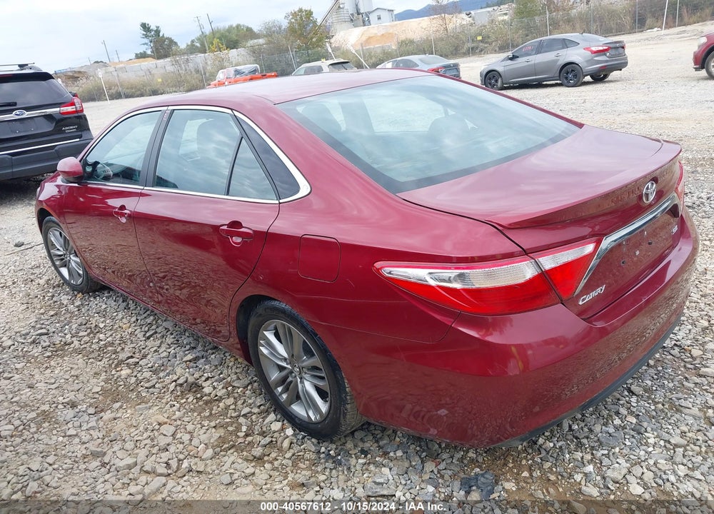 2016 TOYOTA CAMRY SE VIN: 4T1BF1FK5GU577496