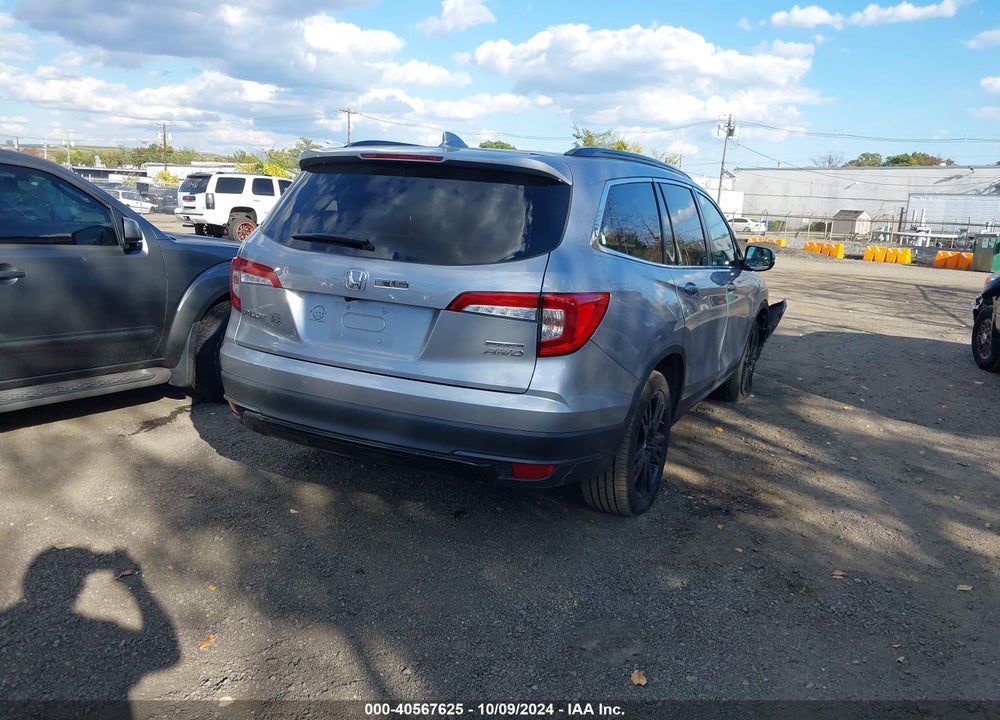 2022 HONDA PILOT AWD SPECIAL EDITION VIN: 5FNYF6H27NB101359