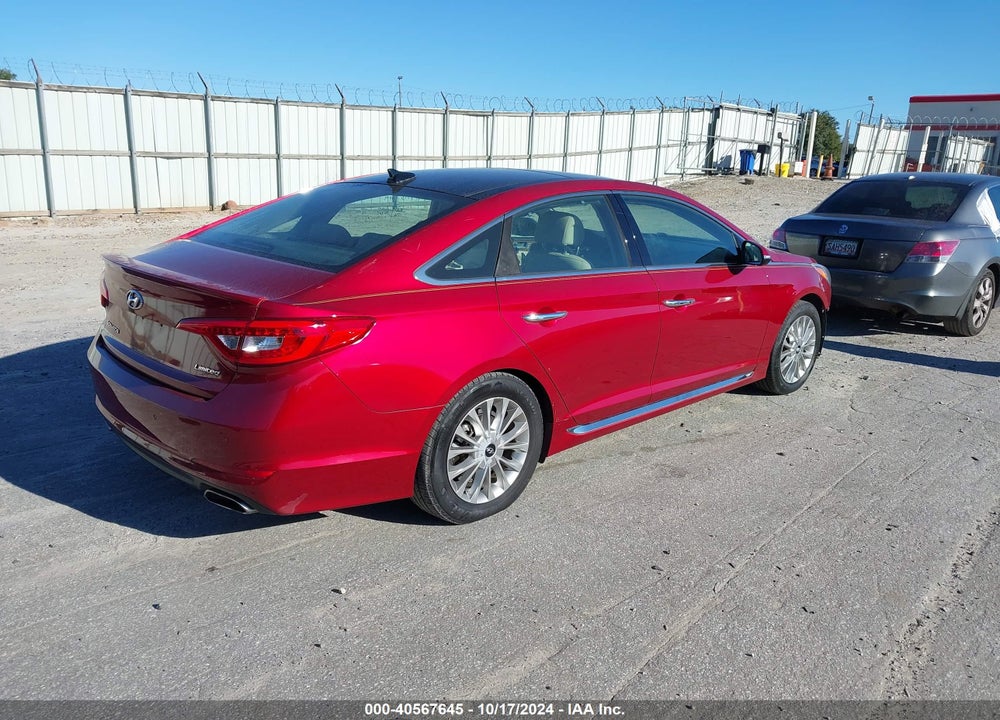 2015 HYUNDAI SONATA LIMITED VIN: 5NPE34AF8FH066427