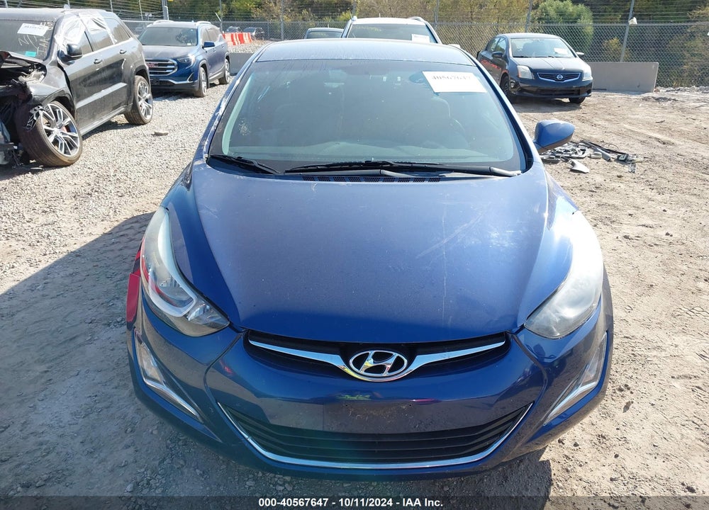 2016 HYUNDAI ELANTRA SE VIN: 5NPDH4AE5GH715574