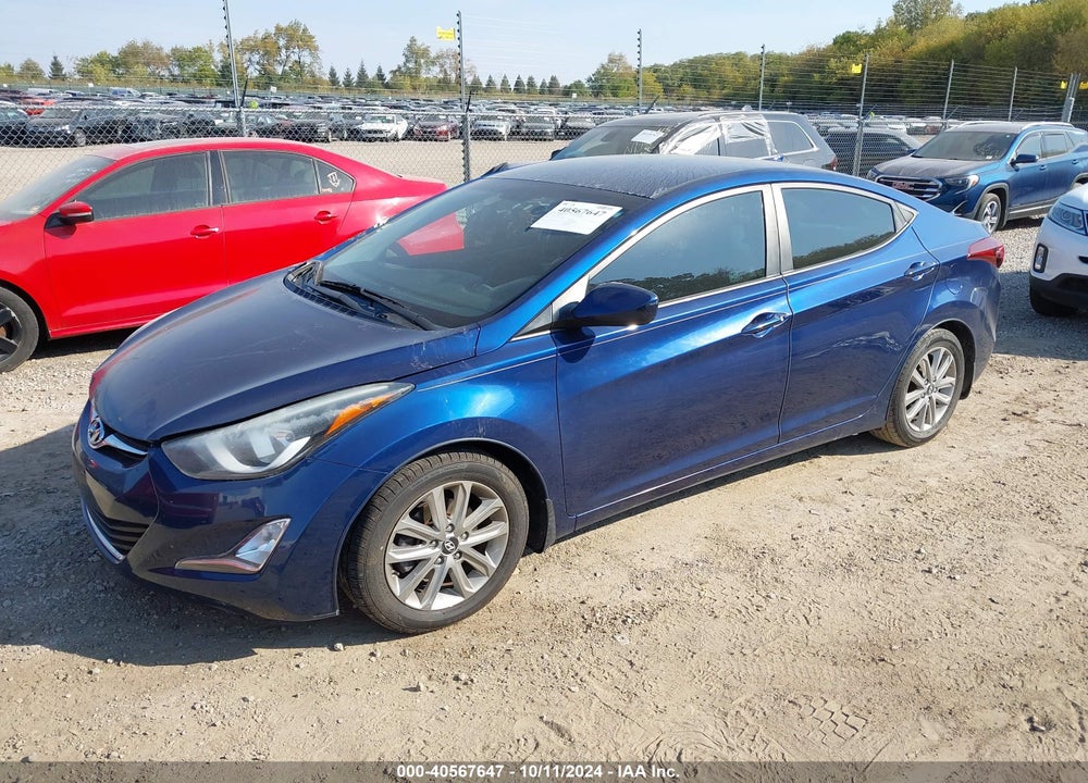 2016 HYUNDAI ELANTRA SE VIN: 5NPDH4AE5GH715574