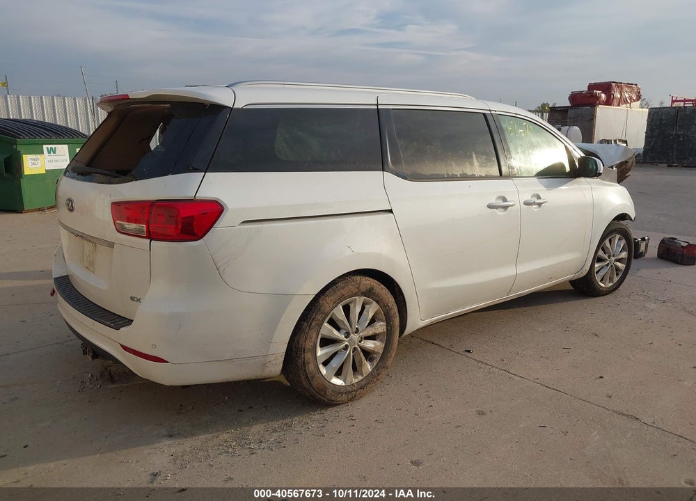 2017 KIA SEDONA EX VIN: KNDMC5C19H6264479