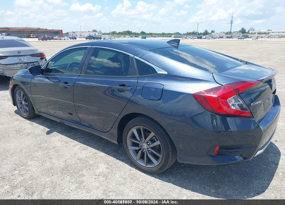2021 HONDA CIVIC EX-L VIN: 19XFC1F7XME005019