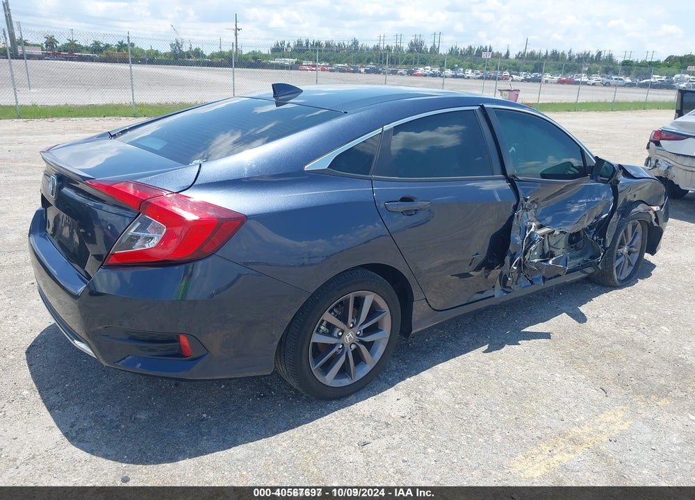 2021 HONDA CIVIC EX-L VIN: 19XFC1F7XME005019