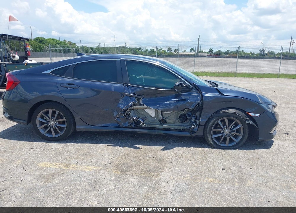 2021 HONDA CIVIC EX-L VIN: 19XFC1F7XME005019