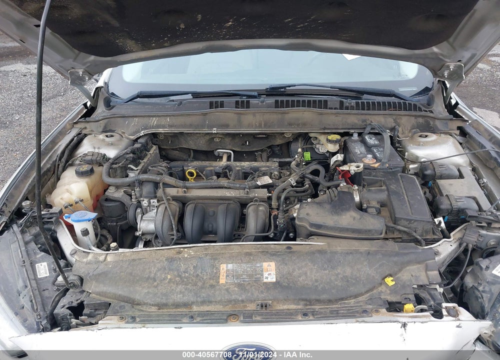 2016 FORD FUSION S VIN: 3FA6P0G76GR350838
