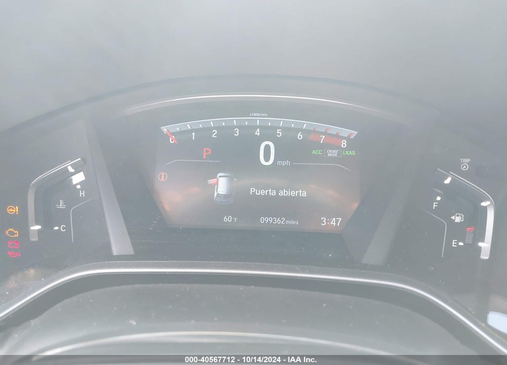 2019 HONDA CR-V EX-L VIN: 2HKRW2H89KH668302