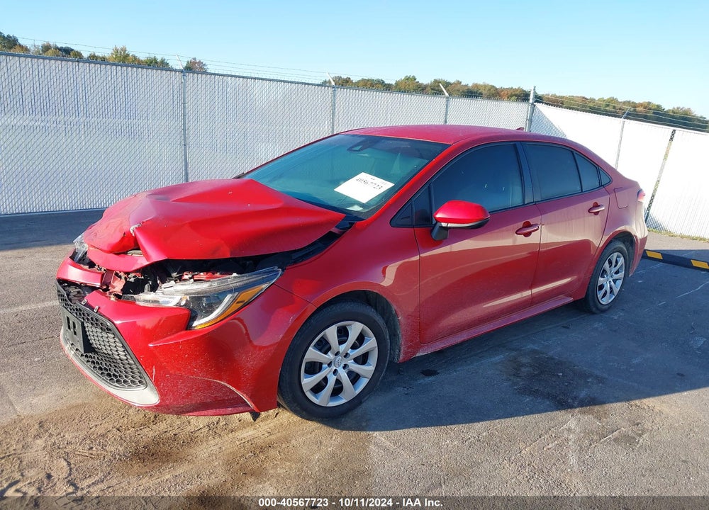 2021 TOYOTA COROLLA LE VIN: 5YFEPMAE8MP159931