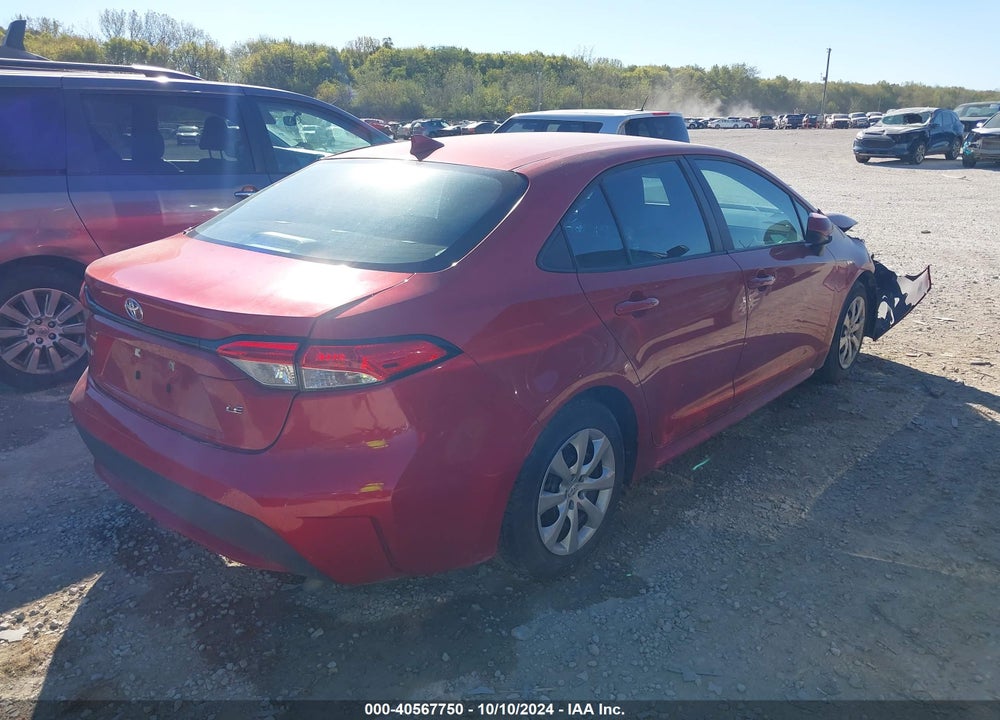 2021 TOYOTA COROLLA LE VIN: 5YFEPMAE3MP205536