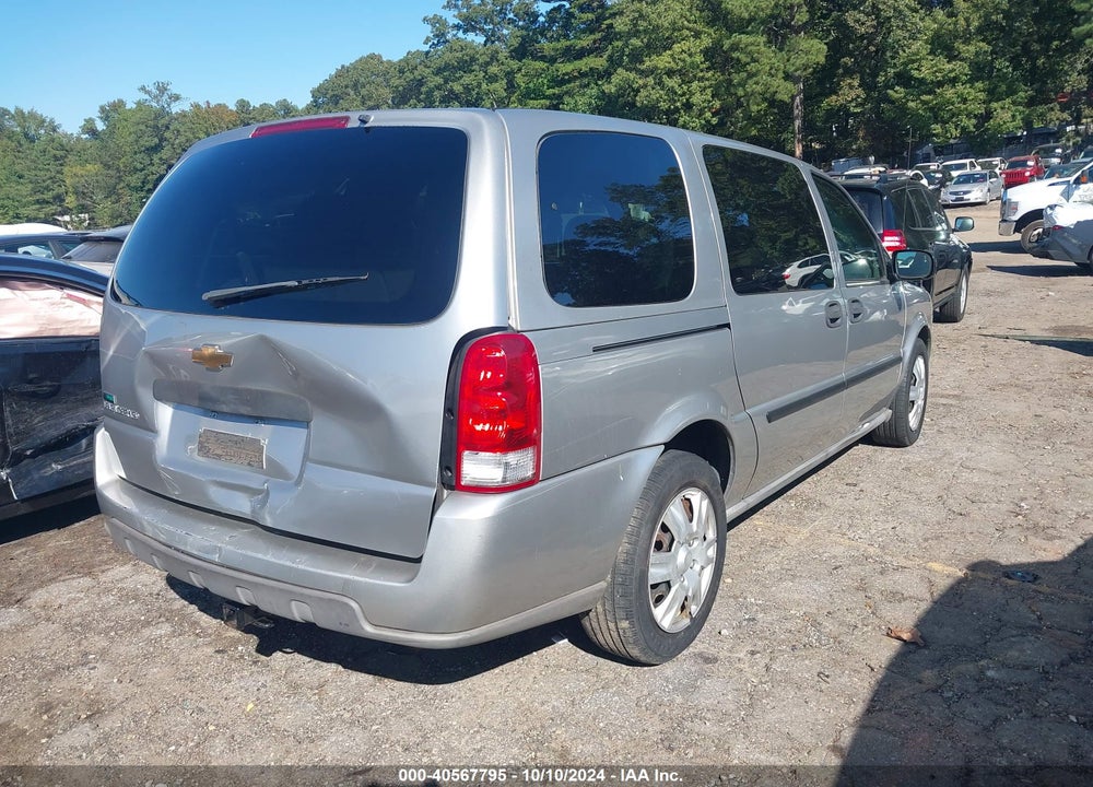 2008 CHEVROLET UPLANDER LS VIN: 1GNDV23W28D121607
