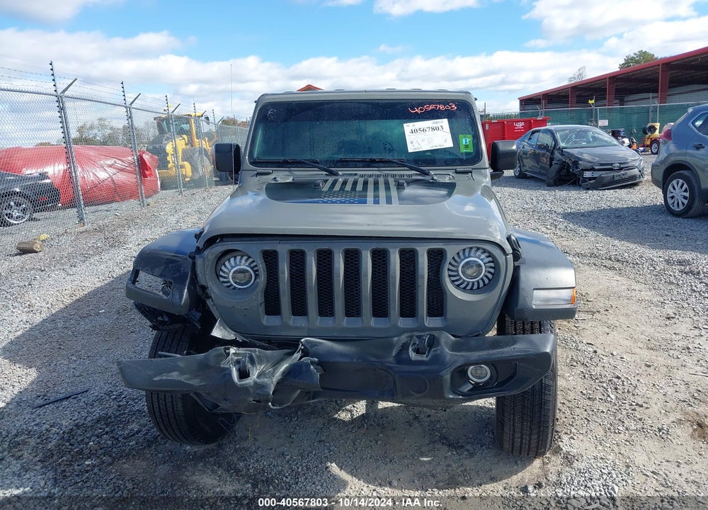 2022 JEEP WRANGLER UNLIMITED SPORT S 4X4 VIN: 1C4HJXDG2NW196351