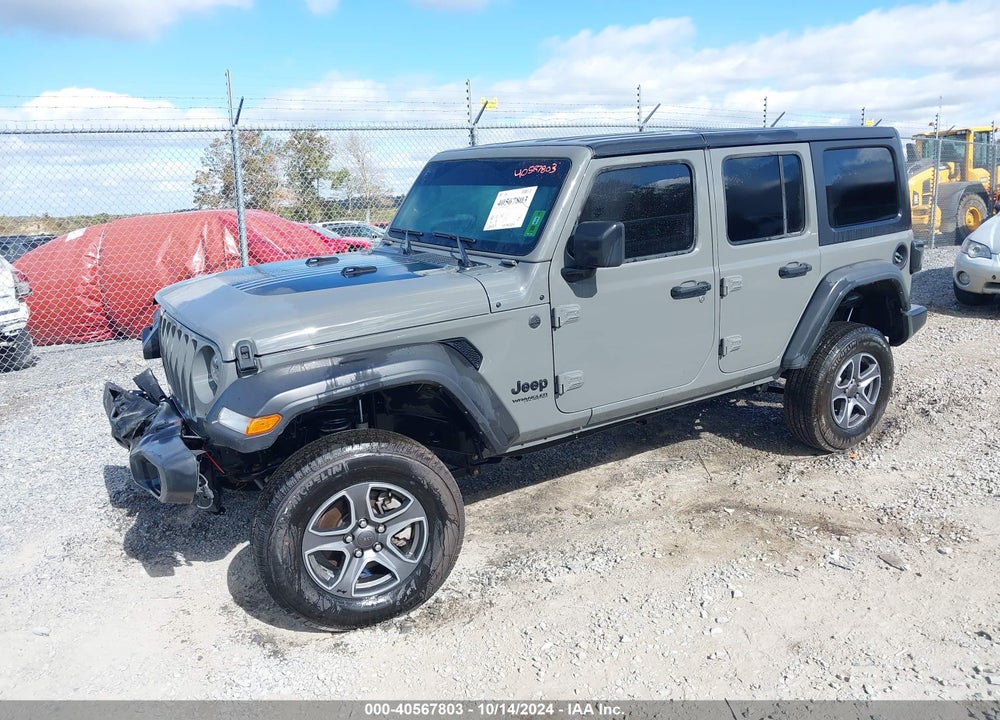 2022 JEEP WRANGLER UNLIMITED SPORT S 4X4 VIN: 1C4HJXDG2NW196351