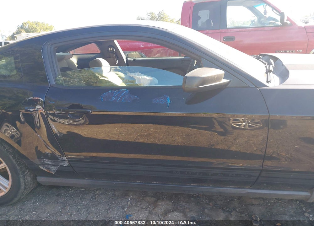 2012 FORD MUSTANG V6 VIN: 1ZVBP8AM9C5276993