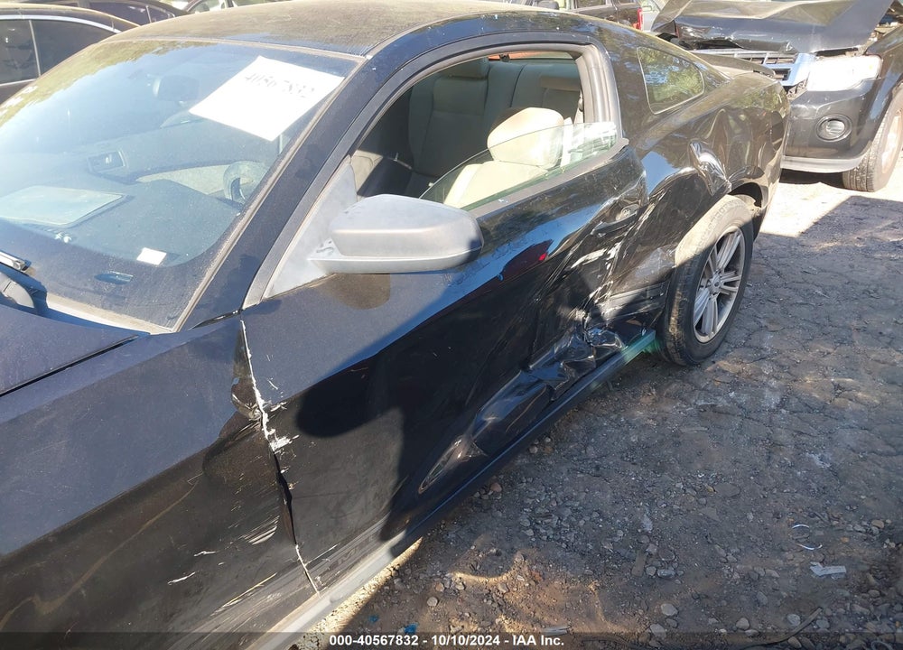 2012 FORD MUSTANG V6 VIN: 1ZVBP8AM9C5276993