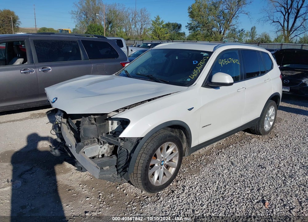 2016 BMW X3 XDRIVE28D VIN: 5UXWY3C59G0N88808