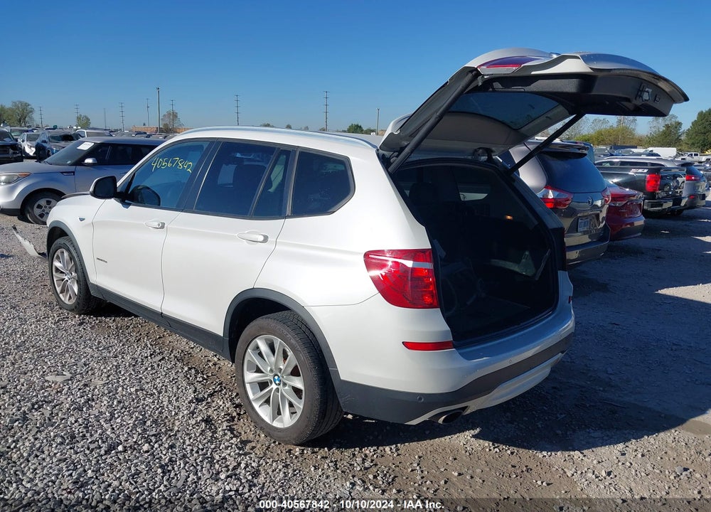 2016 BMW X3 XDRIVE28D VIN: 5UXWY3C59G0N88808