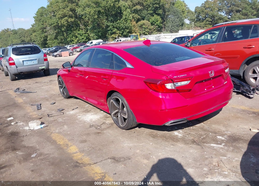 2019 HONDA ACCORD SPORT VIN: 1HGCV1F31KA040446