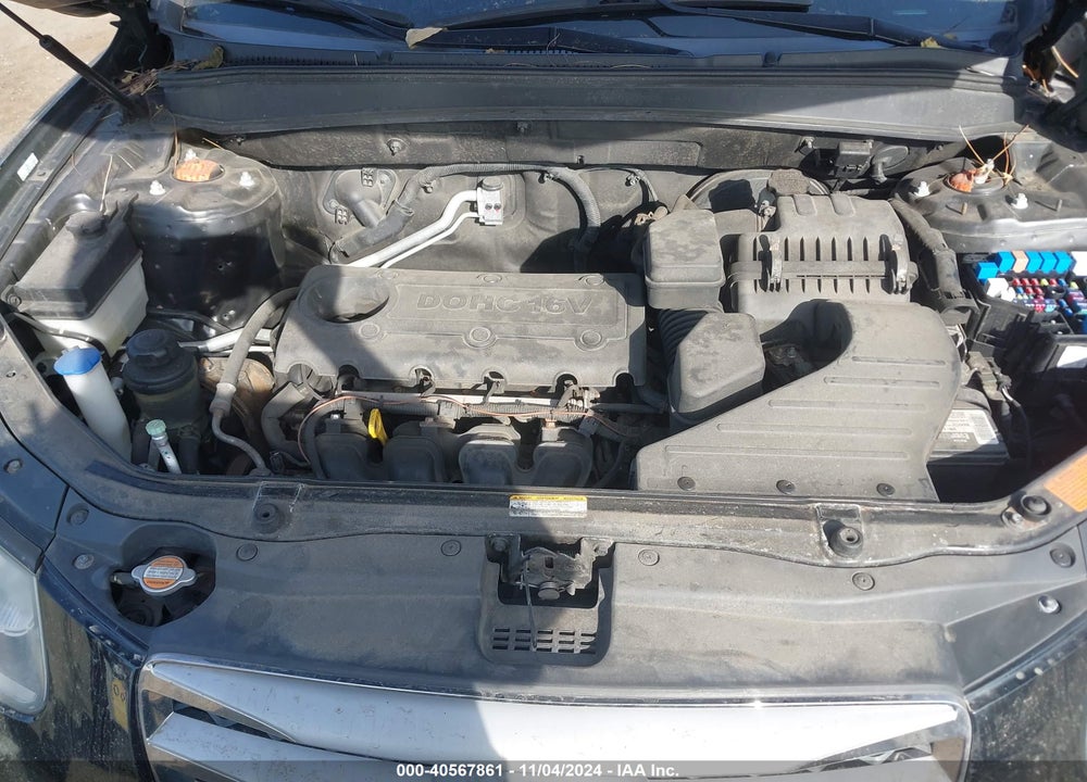 2012 HYUNDAI SANTA FE GLS VIN: 5XYZGDAB4CG144210