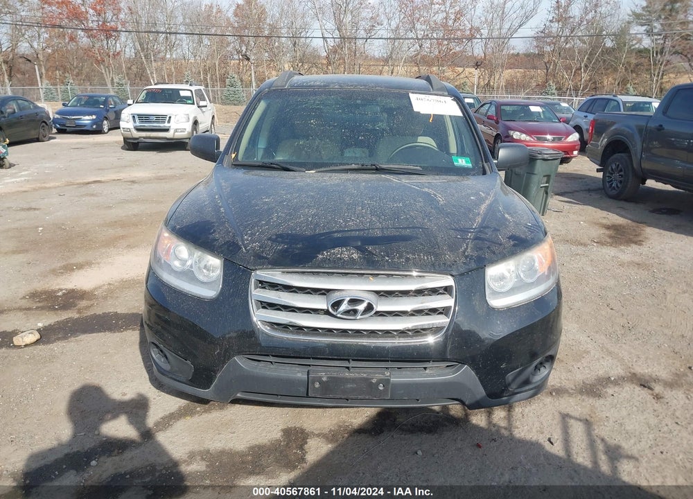 2012 HYUNDAI SANTA FE GLS VIN: 5XYZGDAB4CG144210
