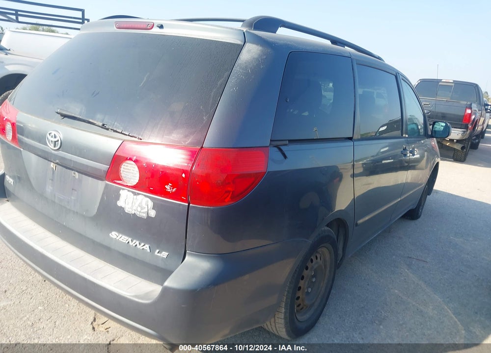 2008 TOYOTA SIENNA LE VIN: 5TDZK23C88S137179