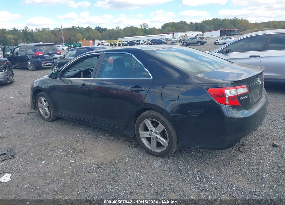2012 TOYOTA CAMRY SE VIN: 4T1BF1FK4CU199178