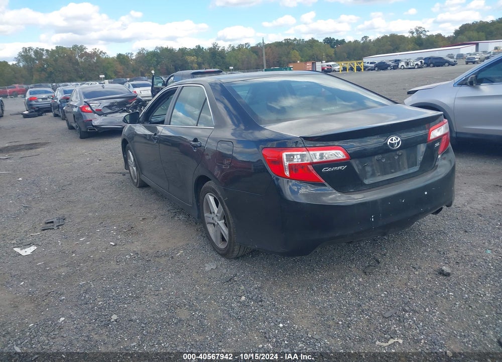 2012 TOYOTA CAMRY SE VIN: 4T1BF1FK4CU199178