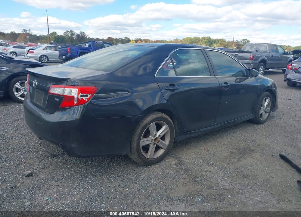2012 TOYOTA CAMRY SE VIN: 4T1BF1FK4CU199178