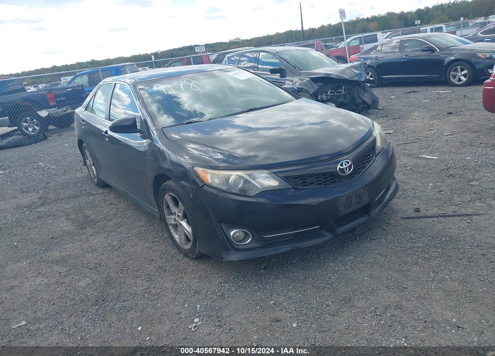 2012 TOYOTA CAMRY SE VIN: 4T1BF1FK4CU199178