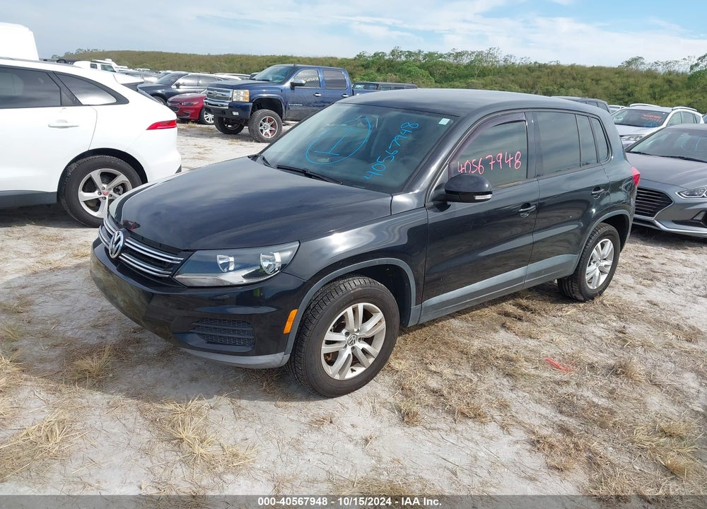 2014 VOLKSWAGEN TIGUAN S VIN: WVGAV3AXXEW528082