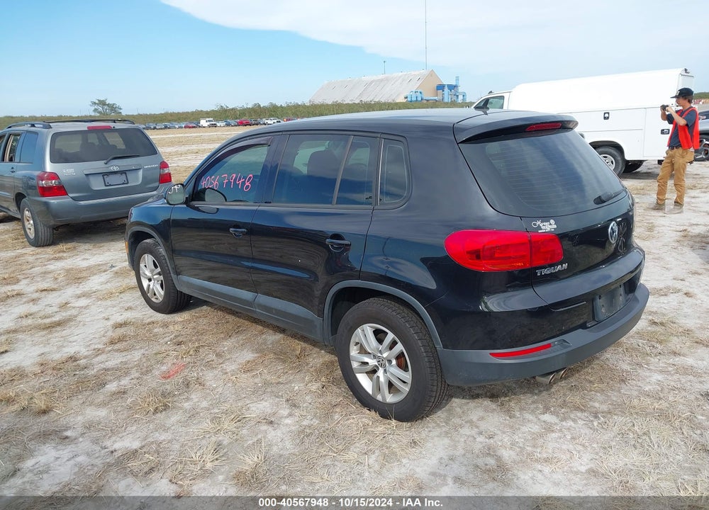 2014 VOLKSWAGEN TIGUAN S VIN: WVGAV3AXXEW528082